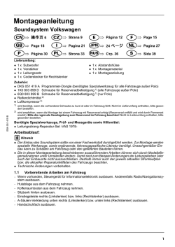 Soundsystem Volkswagen
