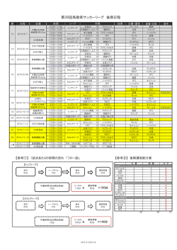 県リーグの後期日程に変更がありましたので、掲載します。