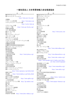 会員｜一般社団法人 日本青果物輸入安全推進協会（日青協）