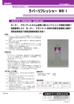 【ラバーリフレッシャー WR