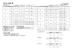 仕様詳細は、PDFファイルをご覧ください。