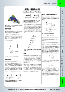 振動の基礎知識