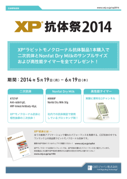 キャンペーンパンフレット - CSTジャパン株式会社