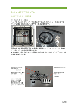 B キット組立てマニュアル