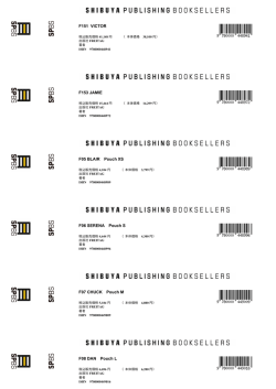 F151 VICTOR F153 JAMIE F05 BLAIR Pouch XS F06 SERENA