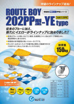 ルートボーイ 202PP型-YEタイプリーフレットはこちら