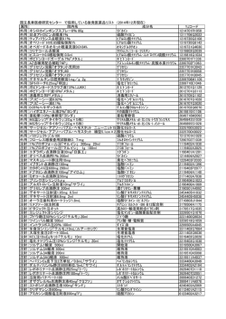 採用後発医薬品一覧（PDF：69KB）