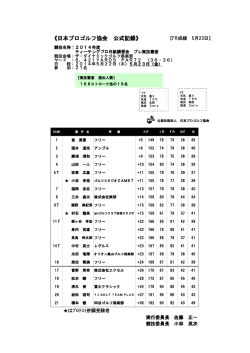 こちら - 日本プロゴルフ協会