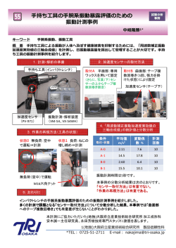 3軸振動計および手腕振動測定システム
