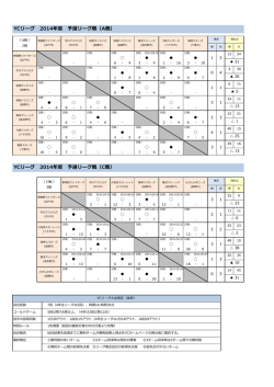 YCリーグ 2014年度 予選リーグ戦