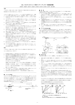 1/2&lambda;フルサイズツェップ型ワイヤーアンテナ 取扱説明書