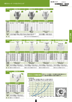 V形ストレーナ・ナイロンライニング