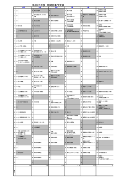 2014（平成26）年度年間行事予定