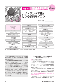 ナノ・アンペア級！ 七つの倹約マイコン