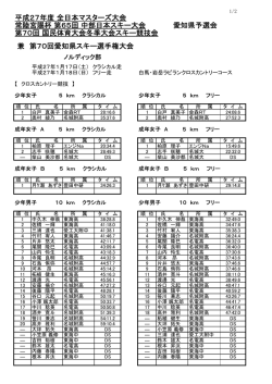 クロスカントリー競技(PDF,101KB