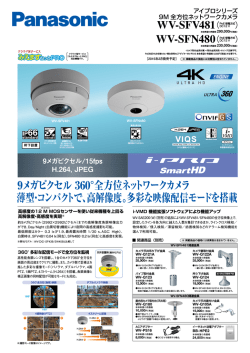 監視カメラ WV-SFV481/SFN480 チラシPDF