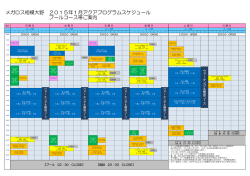 メガロス相模大野 2015年1月アクアプログラムスケジュール プール