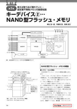 キーデバイス②&hellip; NAND型フラッシュ・メモリ