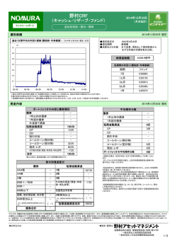 月次レポート（164KB） - 野村アセットマネジメント