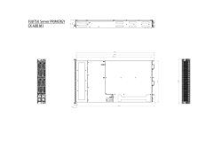 PRIMERGY Server CX400 M1 三面図