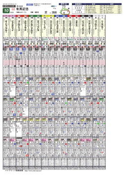 有馬記念 - ハイブリッド競馬新聞