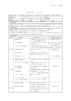 学番 8 新潟県 平成26年度 フードデザイン 教科（科目） 家庭（フード