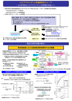 シビアアクシデント評価研究グループ
