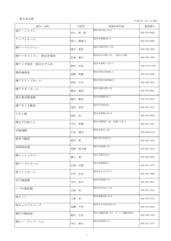 埼玉北支部 ア・ジャスト アップルホーム アークビジョン アーネストワン