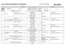 【保土ケ谷区】
