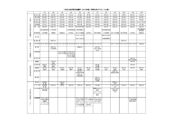 （公社）さぬき青年会議所 2015年度 年間公式スケジュール（案）