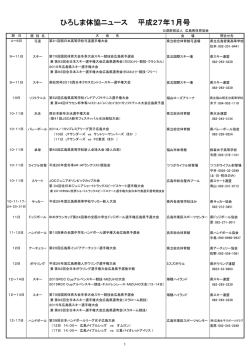 体協ニュース1月号を掲載