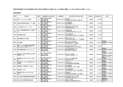 物品役務等 - 岐阜大学
