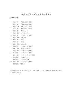 こちらをクリック！ - ザ・テニスステージ