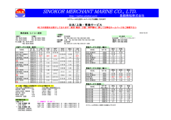 SINOKOR MERCHANT MARINE CO., LTD.