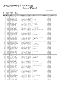 1 ・ ①ファミリー2km
