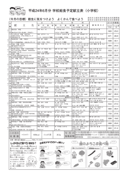 6月の献立（2704KB）