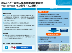新エネルギー等導入促進基礎調査委託費