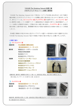 YANASE The Bodyshop Network 加盟工場 クオリティアップ