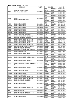 提出先のFAX番号一覧＞（PDF：57KB）