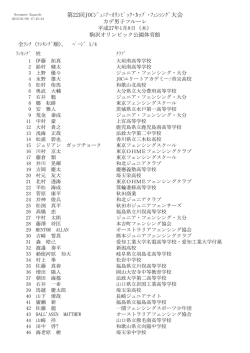 第22回JOCｼﾞｭﾆｱ・ｵﾘﾝﾋﾟｯｸ・ｶｯﾌﾟ・ﾌｪﾝｼﾝｸﾞ大会