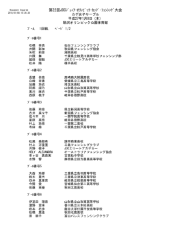 第22回JOCｼﾞｭﾆｱ・ｵﾘﾝﾋﾟｯｸ・ｶｯﾌﾟ・ﾌｪﾝｼﾝｸﾞ大会