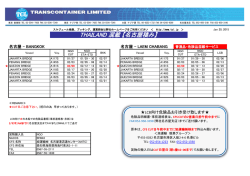 THAILAND 混載 【名古屋積み】
