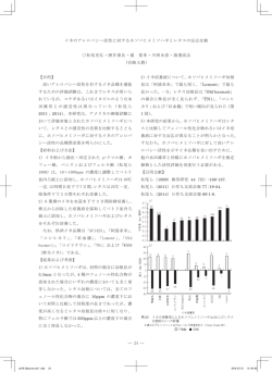 イネのアレロパシー活性に対するホソバヒメミソハギとレタスの反応比較