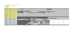 関西特殊短期媒体空枠表 Kansai Short Term Transportation Media