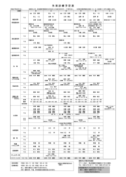 外来診療予定表(PDF) - Server Error page/倉敷市