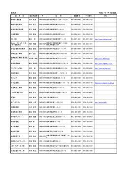 新潟県 平成27年1月1日現在