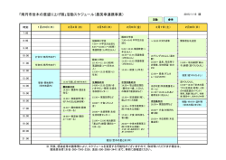 活動スケジュール概要（PDF：367KB）