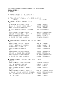 参加資格名簿 - 新潟県バドミントン協会