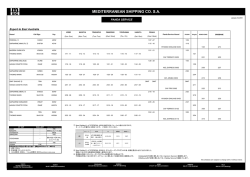 MEDITERRANEAN SHIPPING CO. SA