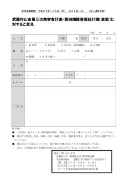 意見記入用紙 （PDF：136.4KB）